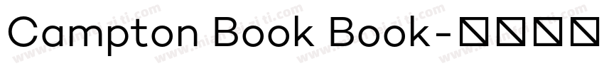 Campton Book Book字体转换